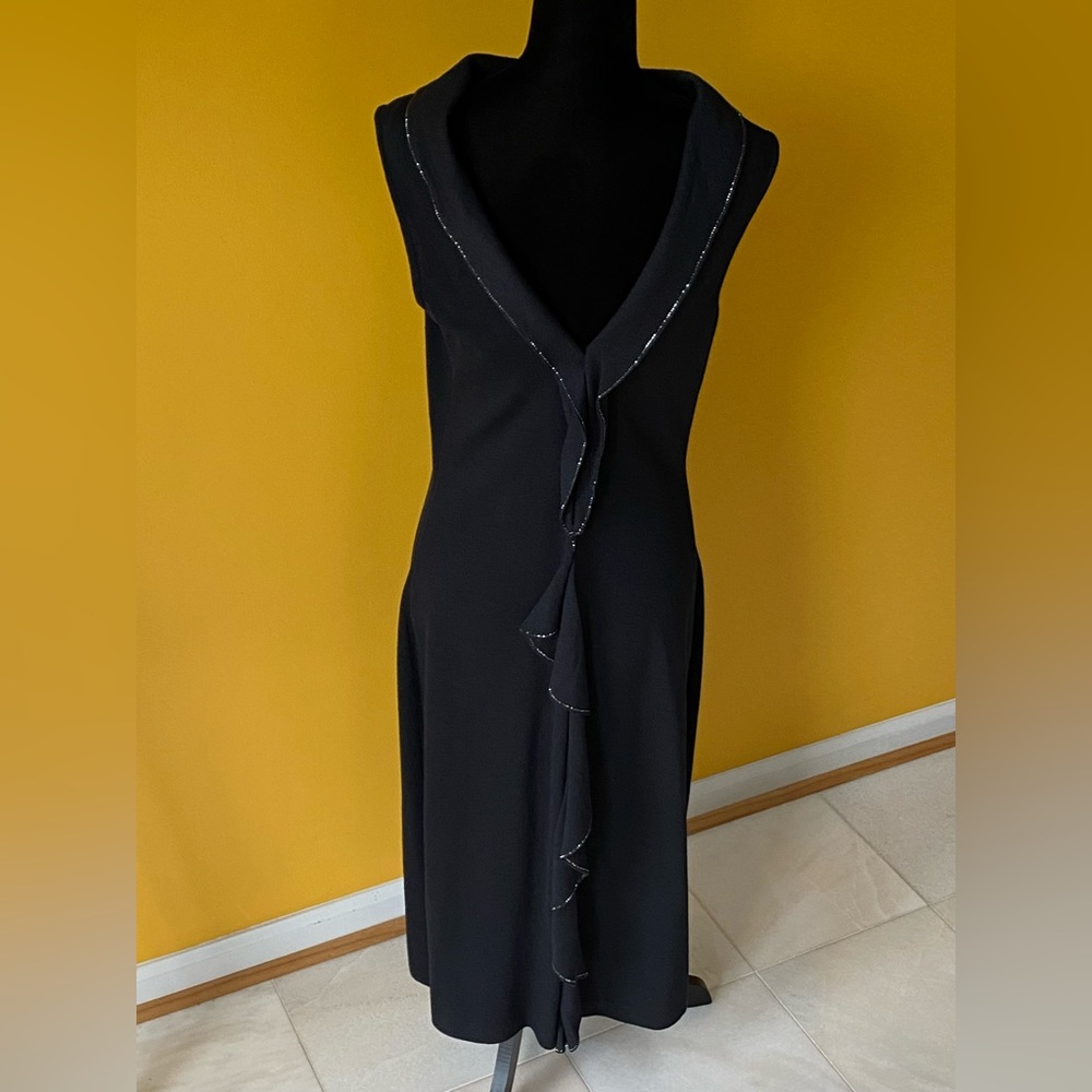 St. John ruffle dress